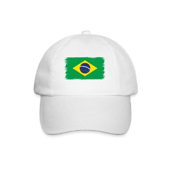 Drapeau brésil drapeau brésilien amérique du sud - Casquette classique - blanc/blanc - Devant