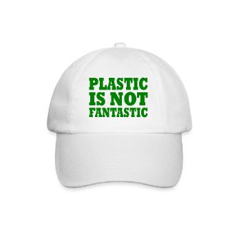 Plastic is not fantastic - Casquette classique - blanc/blanc - Devant