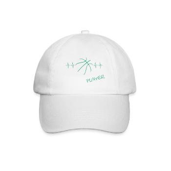 Basketball Player - Baseballkappe - Weiß/Weiß - Vorne