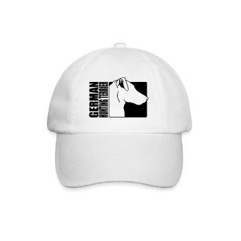 Profil de Terrier de Chasse Allemand Chiens Chien Wilsigns - Casquette classique - blanc/blanc - Devant