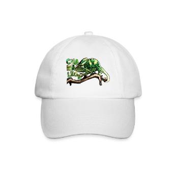Chamäleon - Baseballkappe - Weiß/Weiß - Vorne