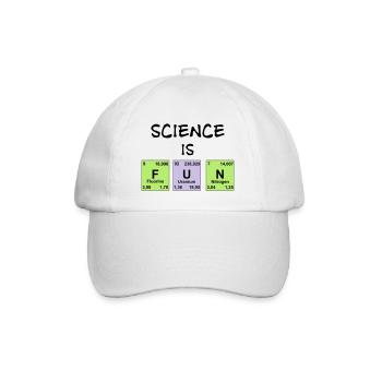 La science est amusante - Casquette classique - blanc/blanc - Devant