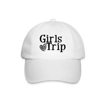 Girl's Trip Women Squad Cute Girl's Weekend Party - Baseball Cap - white/white - Front
