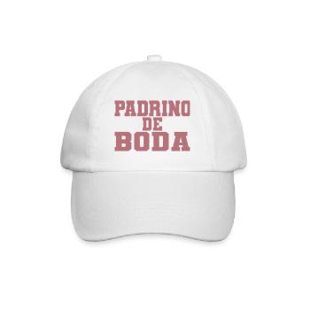 Padrino de Boda, Best Man Wedding Party Groomsmen - Baseball Cap - white/white - Front