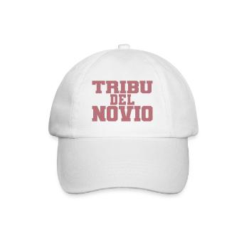Tribu del Novio Groom's Tribe Wedding Groomsmen - Baseball Cap - white/white - Front