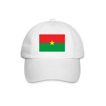 Burkina Faso - Casquette classique - blanc/blanc - Devant