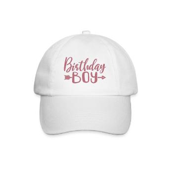 Birthday Boy - Birthday Party Gift For Kids Boys - Baseball Cap - white/white - Front