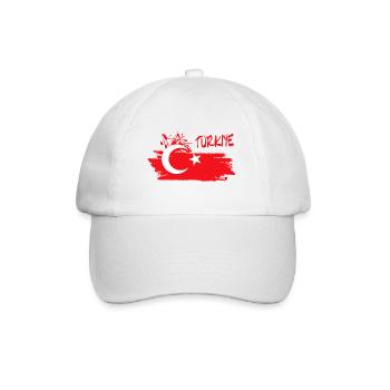 Türkiye Türkei Turkey - Baseballkappe - Weiß/Weiß - Vorne