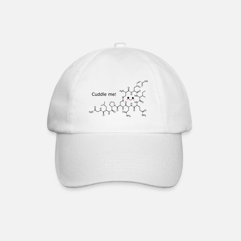 Oxytocin - Cuddle me - Black - Baseballkappe - Weiß/Weiß