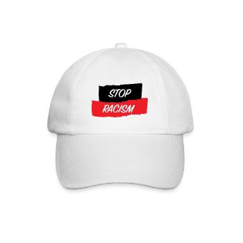 ARRÊTER LE RACISME - Casquette classique - blanc/blanc - Devant
