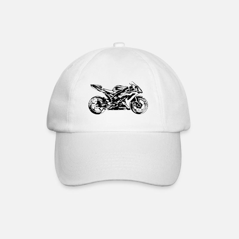 moto - Casquette classique - blanc/blanc