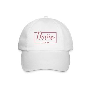 2022 Hochzeit des Verlobungsgeschenks des Bräutigams - Baseballkappe - Weiß/Weiß - Vorne