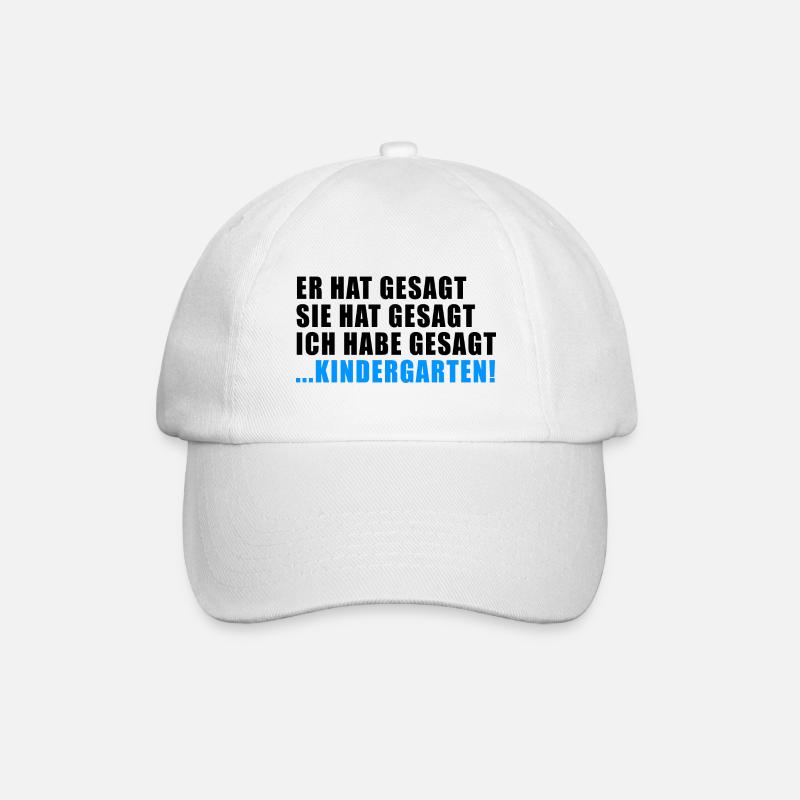 LÄSTERN TRATSCH RUMOR GESCHENK HUMOR GERÜCHT DRAMA - Baseballkappe - Weiß/Weiß