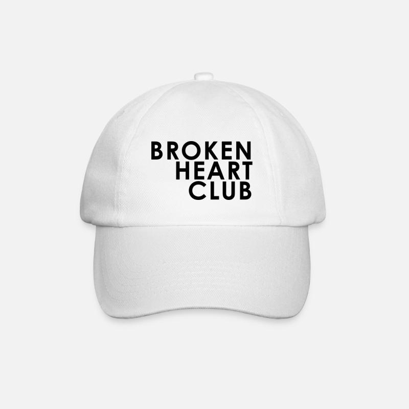 BrokenHeartClub - Baseballkappe - Weiß/Weiß