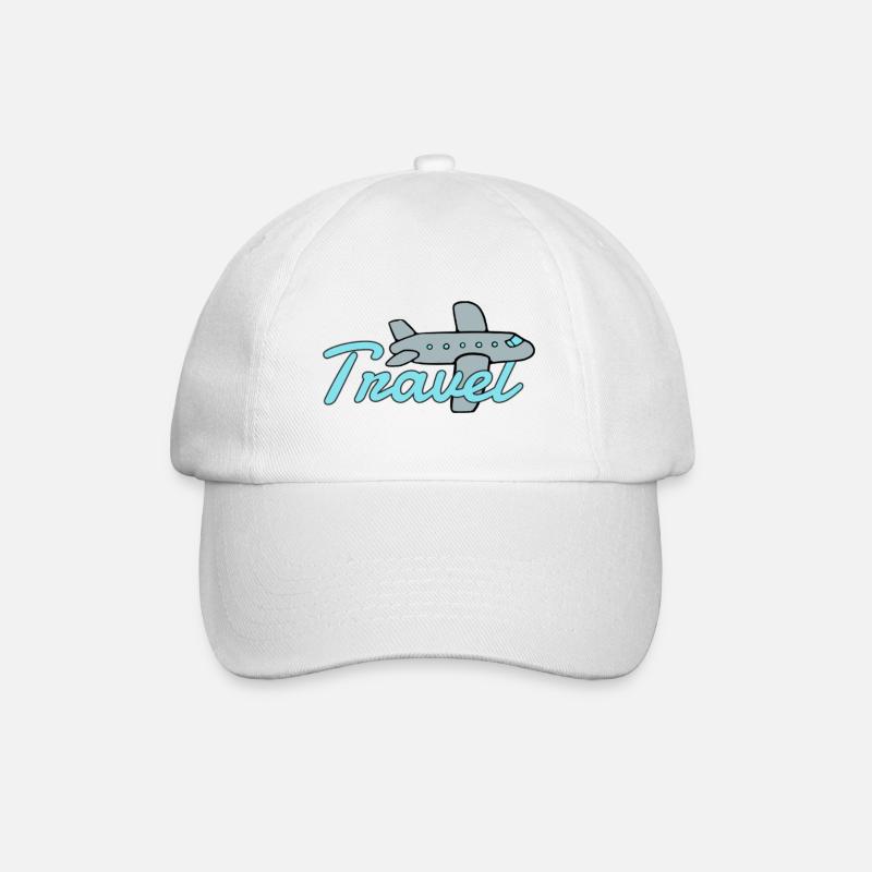Travel - Baseballkappe - Weiß/Weiß