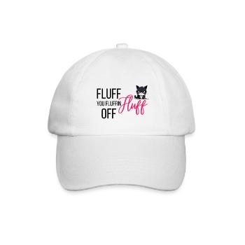 Fluff of you fluffin Fluff - Grumpy funny Cat - Casquette classique - blanc/blanc - Devant