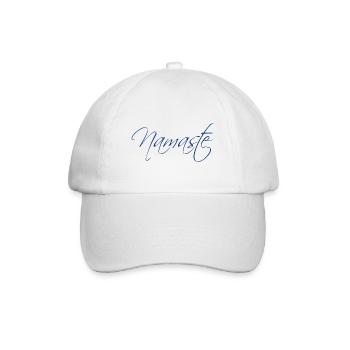 Namaste - Baseballkappe - Weiß/Weiß - Vorne