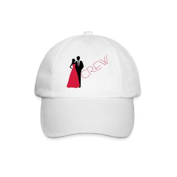 Braut Crew Hochzeit Bräutigam - Baseballkappe - Weiß/Weiß - Vorne