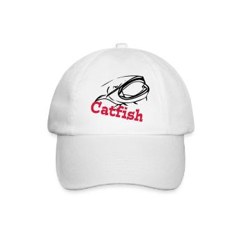 catfish - Baseball Cap - white/white - Front
