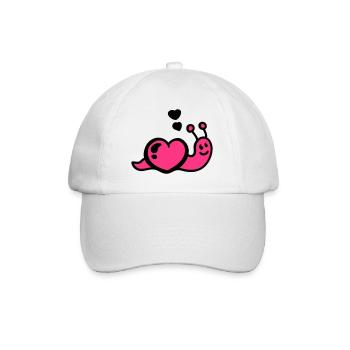 Ver du cœur - Casquette classique - blanc/blanc - Devant