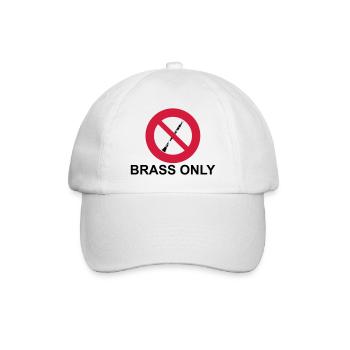 Brass Only - Casquette classique - blanc/blanc - Devant