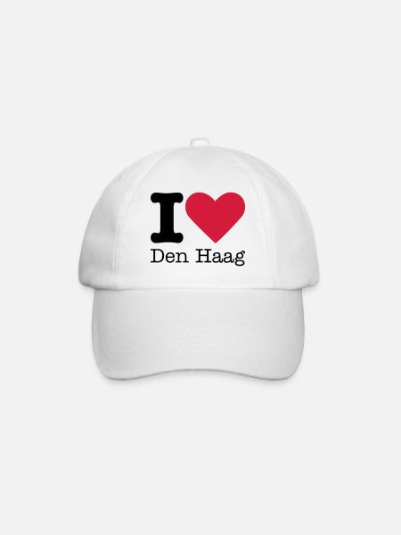 I Love Den Haag - Baseball Cap - white/white