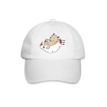 Engel_Teufel03 - Casquette classique - blanc/blanc - Devant