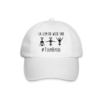gym week end - Casquette classique - blanc/blanc - Devant
