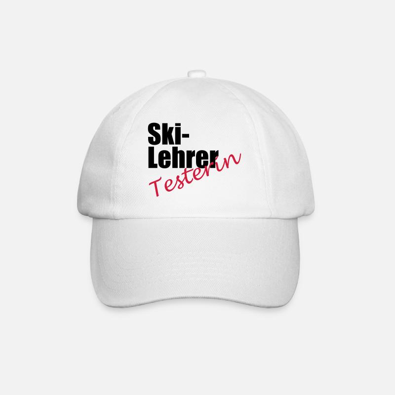Testeur de moniteur de ski - Casquette classique - blanc/blanc