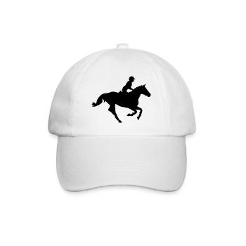 Horse sport - Baseball Cap - white/white - Front