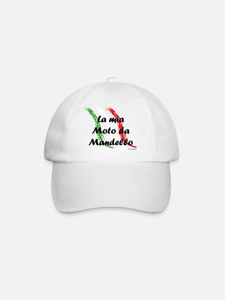 la_mia_moto_mandello - Baseballkappe - Weiß/Weiß
