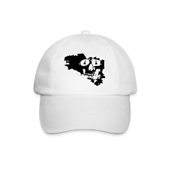 Breizh Bretagne Piraten - Baseballkappe - Weiß/Weiß - Vorne