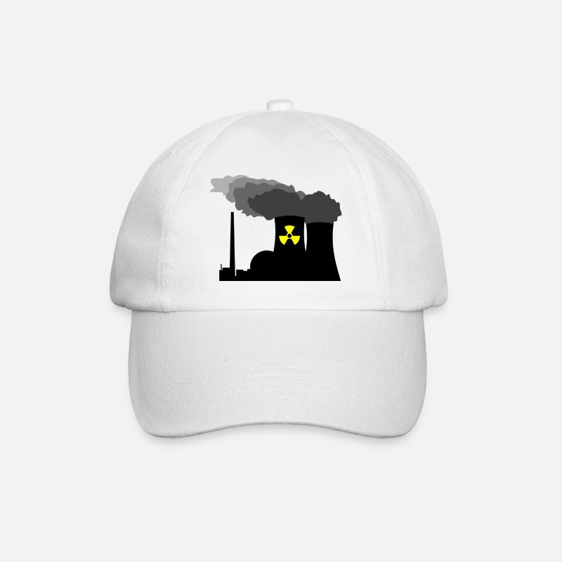 Nuclear Power - Baseball Cap - white/white