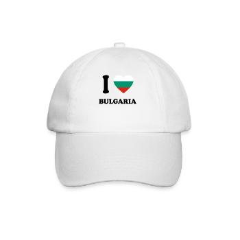 i love homeland gift BULGARIA - Baseball Cap - white/white - Front