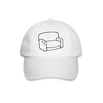 sofa couch chair table chair table lamp lamp lamp benc - Baseball Cap - white/white - Front