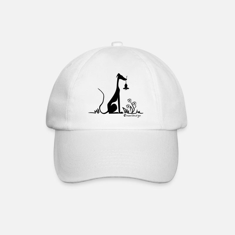 My mouse! - Baseballkappe - Weiß/Weiß