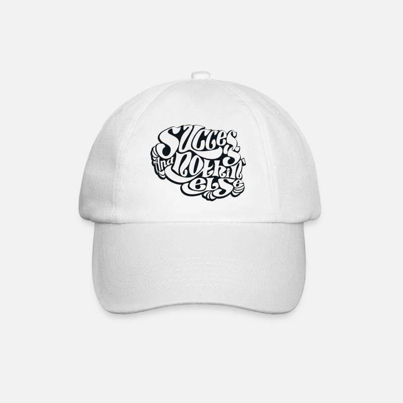 Le succès et rien d'autre - Casquette classique - blanc/blanc