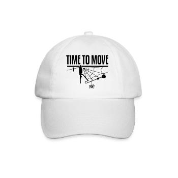 TIME TO MOVE - Baseballkappe - Weiß/Weiß - Vorne
