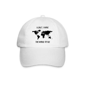 travel - Baseball Cap - white/white - Front