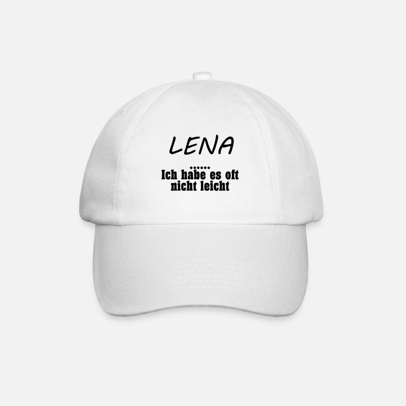 Lena - Baseballkappe - Weiß/Weiß