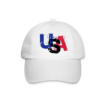 USA - Casquette classique - blanc/blanc - Devant