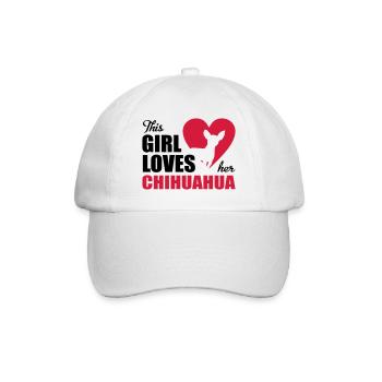 Chihuahua - Baseball Cap - white/white - Front