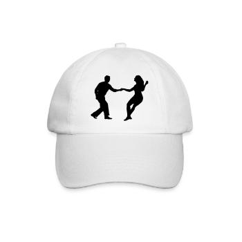 Swing-Tänzer - Baseballkappe - Weiß/Weiß - Vorne