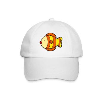 Süsser Fisch - Baseballkappe - Weiß/Weiß - Vorne