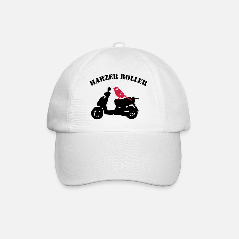 Harzer Roller - Baseballkappe - Weiß/Weiß