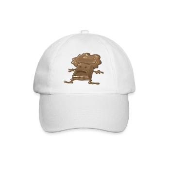 Dead chocolate - Baseball Cap - white/white - Front