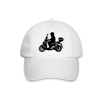 scooters - Baseball Cap - white/white - Front