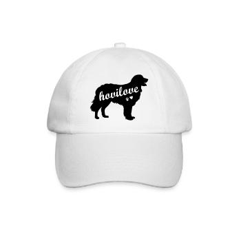 Hovilove Hovawart chien propriétaire de chien chien personne - Casquette classique - blanc/blanc - Devant