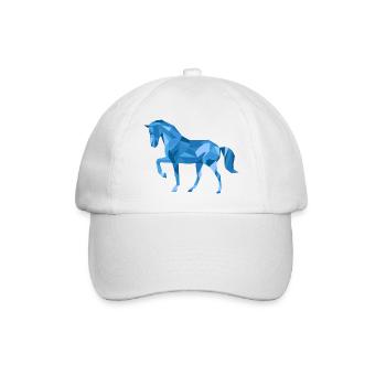Polygone de cheval - Casquette classique - blanc/blanc - Devant