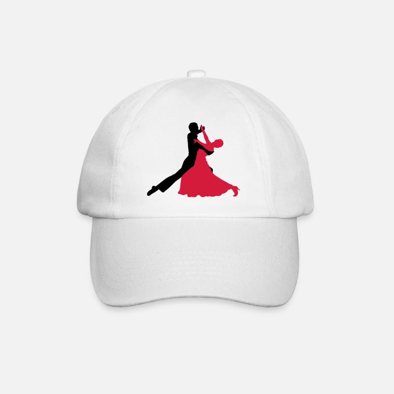 ballroom dancing - Baseball Cap - white/white